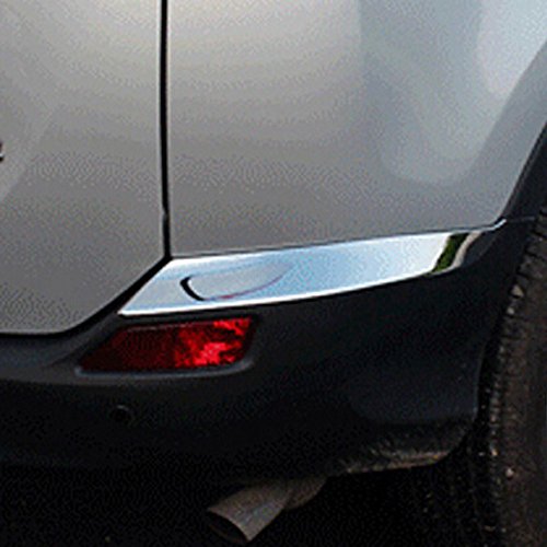 Kadore Rear Fog Light Lamp Eyelid Corner Cover Trims For Toyota Rav4 Rav-4 Xle Le 2016 2017 2018 Abs Chrome Accessories 2Pcs/Set #TOP5