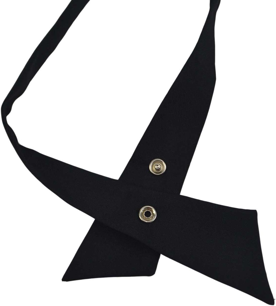 Bow Tie for Men & Women, Criss Cross Neck Tie Adjustable for School Girls & Boy Uniforms or Choir T-Shirts & Waitress
