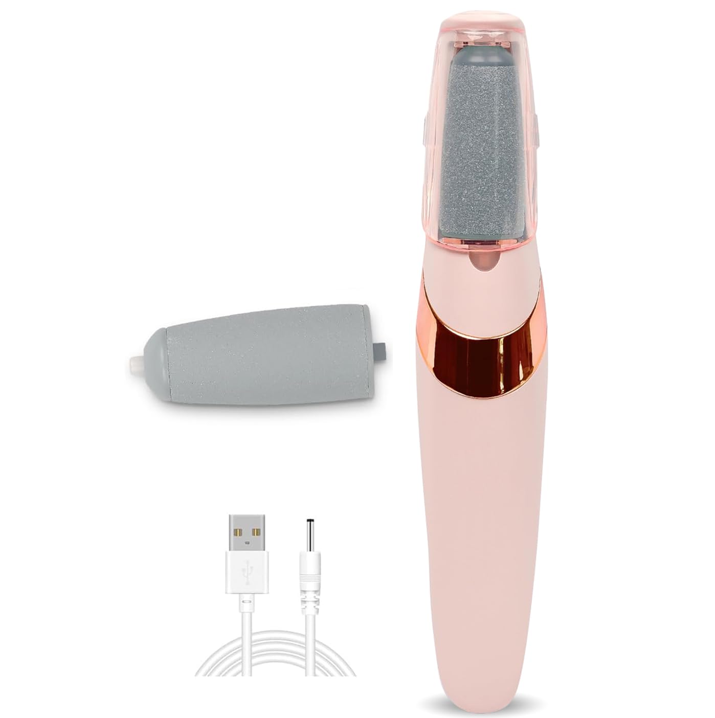 US1984 Callus Remover for Feet Electronic | Foot Scrubber for Dead Skin | 2 Speed | Rechargeable Foot Care | Hard and Dead Skin Remover | Pedicure Machine kit for Home | Electric Foot Filer