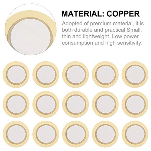 ARTIBETTER Discos Piezoelétricos 50Pcs 27Mm Captador Acústico Transdutor Gatilho Buzzer Discos Piezo