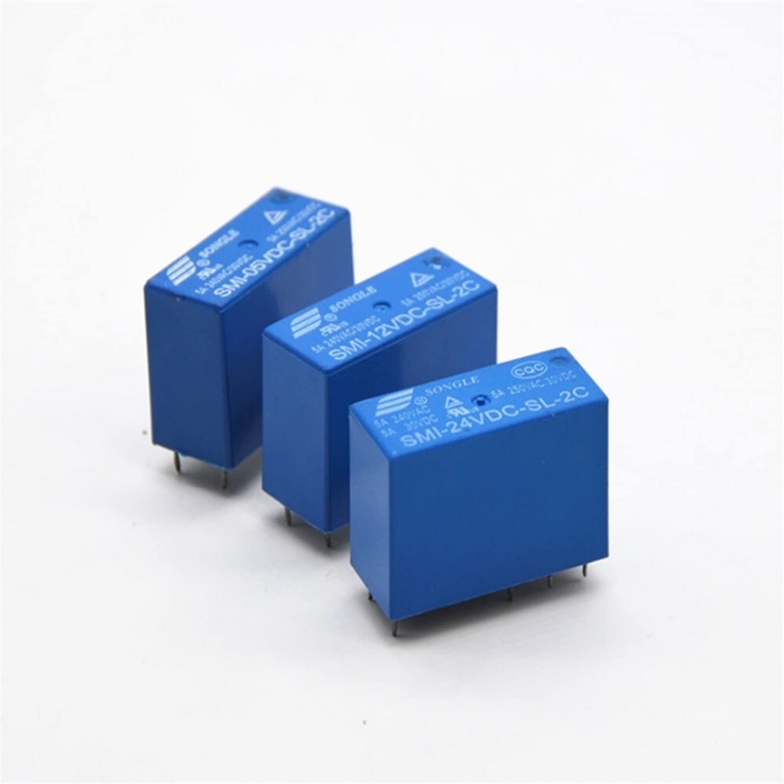 GVBAEPIEO 10PCS SMI-05VDC-SL-2C SMI-12VDC-SL-2C SMI-24VDC-SL-2C 8pin 5A 250VAC/30VDC 05 12 24 VDC Power Relay