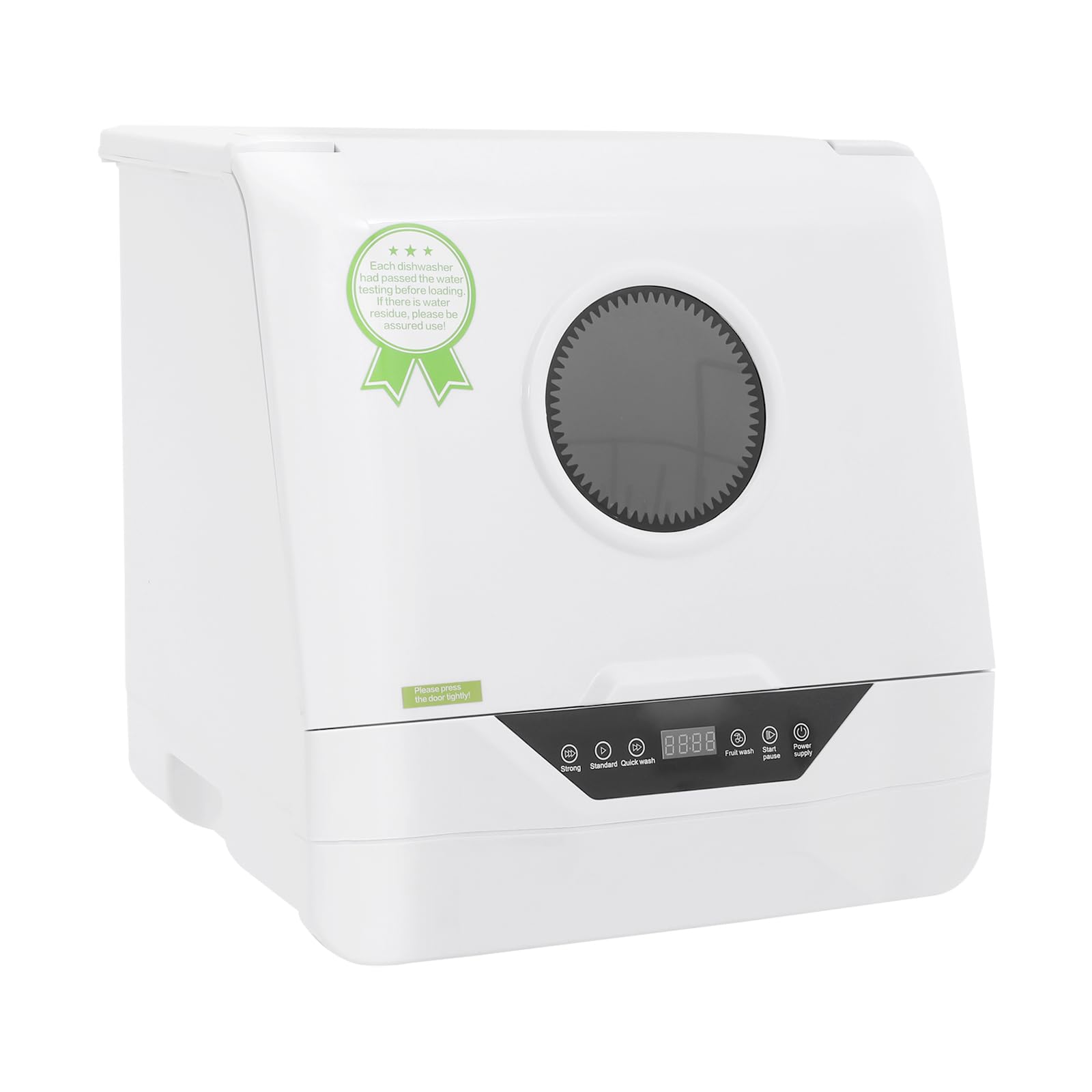 Lavastoviglie da tavolo, mini lavastoviglie, portatile, 4 modalità di lavaggio, potenza nominale 800 W, lavaggio rotondo a 360°, disinfettante ad alta temperatura