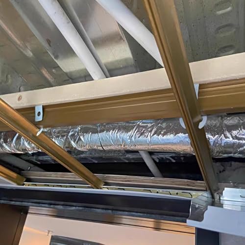Guaina isolante autoadesiva per tubi, 34 mm x 50 mm x 95 cm, tubo in schiuma pre-fessura, per protezione invernale dal gelo, ideale per sistemi di irrigazione e irrigazione all'aperto