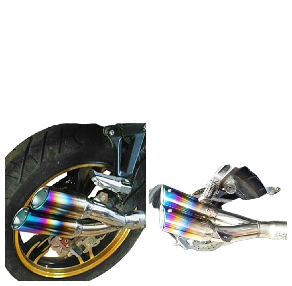 Silenziatore Moto Scarico Moto Per CBR 650R, Tubo di in Acciaio Inox 51/61mm, Silenziatore