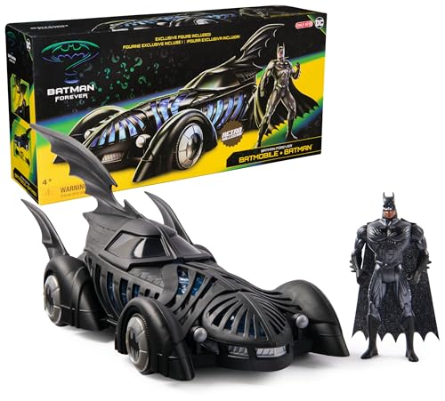 SPIN MASTER PACK BATMOBILE + FIGURINE BATMAN FOREVER DC Retro Collection - vue 3