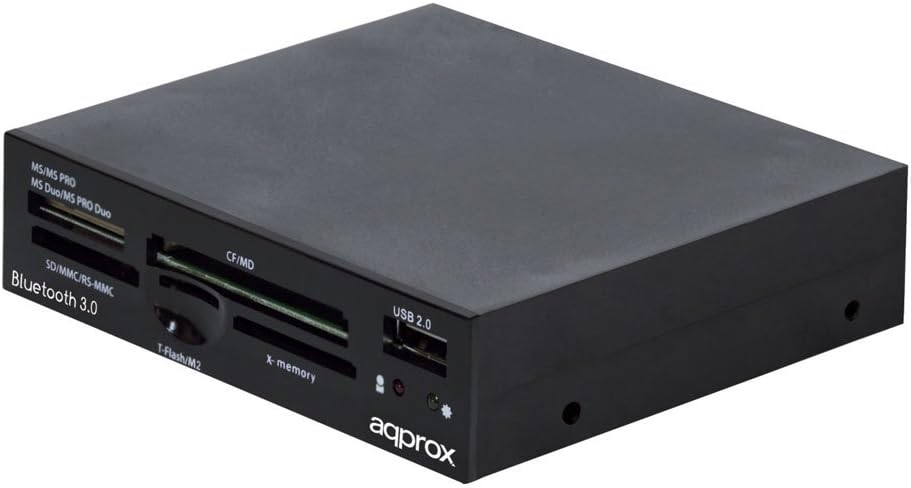 Approx Bluetooth 3.0 5 Slot Internal Card Reader with USB 2.0 - Black