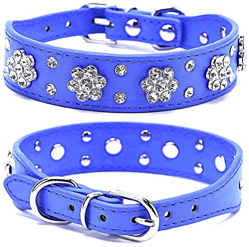 haoyueer Rhinestone Dog Collar