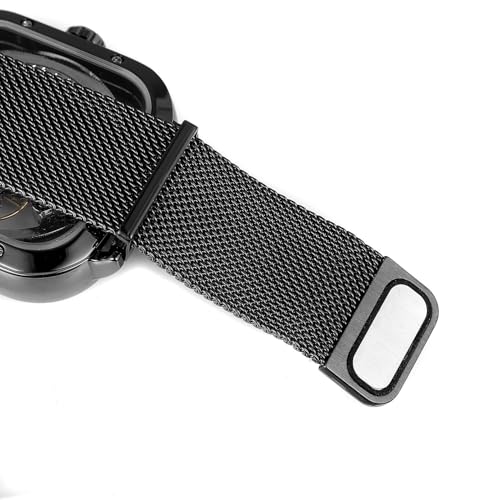 Image of Luxury Automatic Mechanical Watch, Square Skeleton Dial, Stainless Steel Mesh Band, Self-Winding Movement, Classic