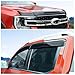 Bonnet Protector Bonnet Guard Trim +Window Visor Weathershield Compatible with Ford Ranger T9 2023 2024 Wildtrak XLT XL Next Gen Accessories