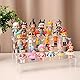 ELEpure 3-Stufig Acryl Display Ständer, Transparente Acryl Riser Regal, Organizer Sammlungsdekoration für Funko Pop Figuren Parfum Cupcake Nagellack Puppen Kosmetika, 30x 21x14,5cm