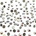 CRYSTAL AB (001 AB) 2058 Swarovski Nail Art Tiny Small Mixed sizes ss5 ss7 ss9 Flatbacks No Hotfix Rhinestones