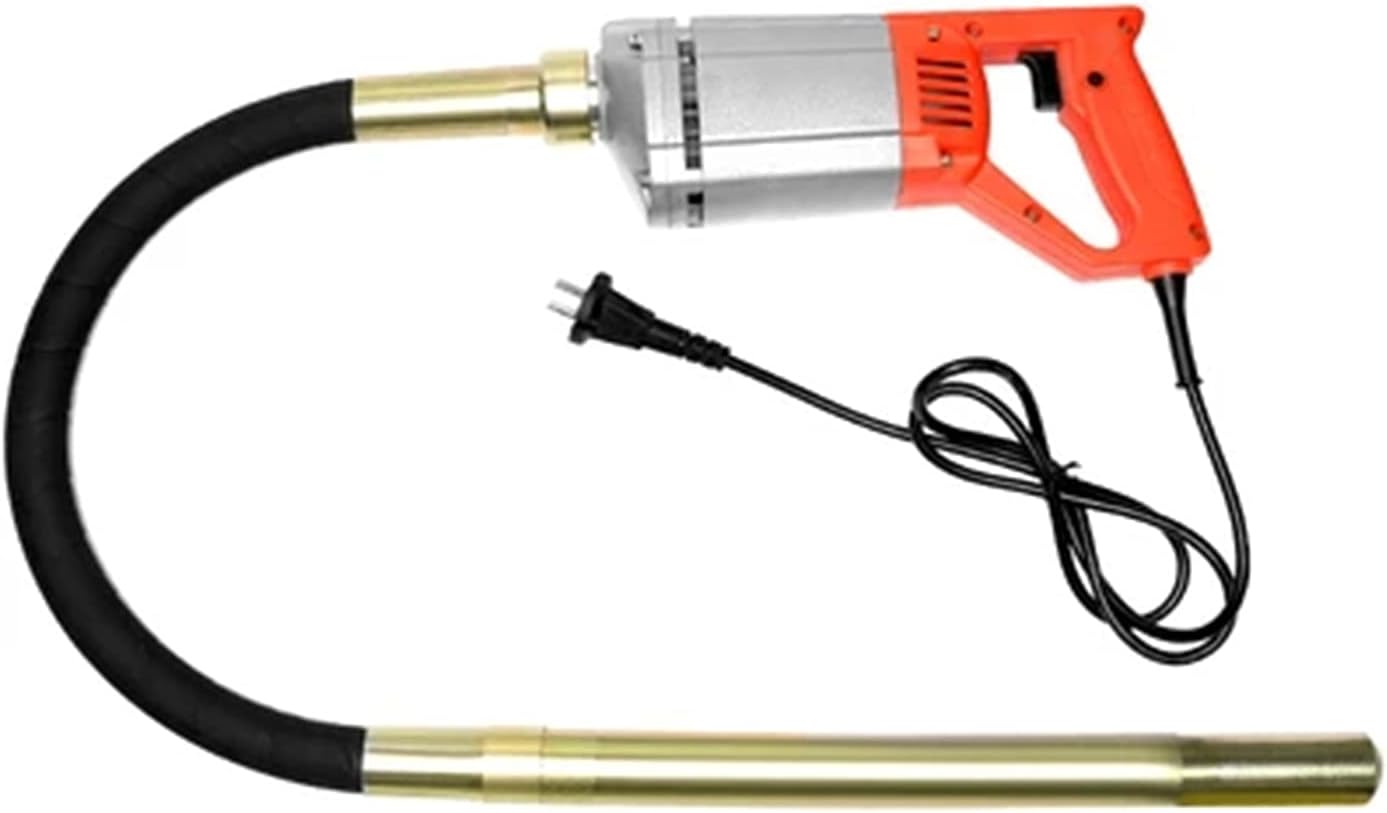 Concrete Mixers, Construction Vibrator Concrete Vibrator Electric Hand Held Cement Bubble Remover with 1M 1.2M 1.5M Hose(3880W＋2m)