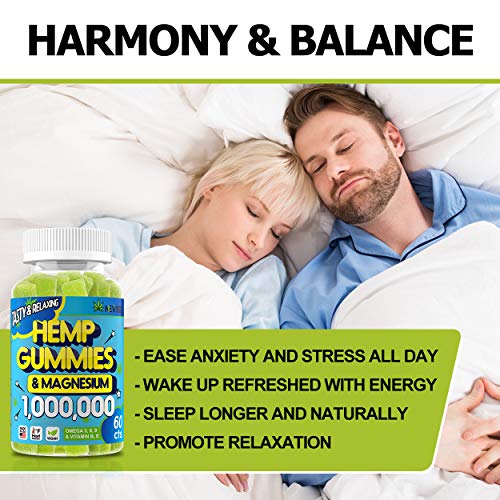 Sleep Supplement, Magnesium, Vegan Organic Magnesium Gummiés -120 Count, Made in USA - Image 4