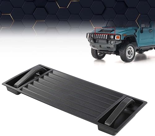 Miniatura 2 de PIT66 Rejilla de Capó Parrilla con Asas Compatible con Hummer H2 Base Pickup 2003-2007 15063080 25858920 25928163