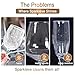 Home Glassware Polisher, World's First Affordable Spinning Glass Polisher, 600 RPM Dries and Polishes, All Glasses, Wine, Bar, Drinking, For Sparkling Glassware, Champagne, Premium Painted