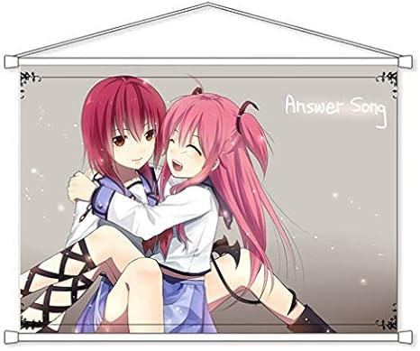 Amazon Angel Beats B2タペストリー 岩沢雅美 ゆい プリント アニメ ィザービジュアル 横515 縦728mm アニメ 萌えグッズ 通販