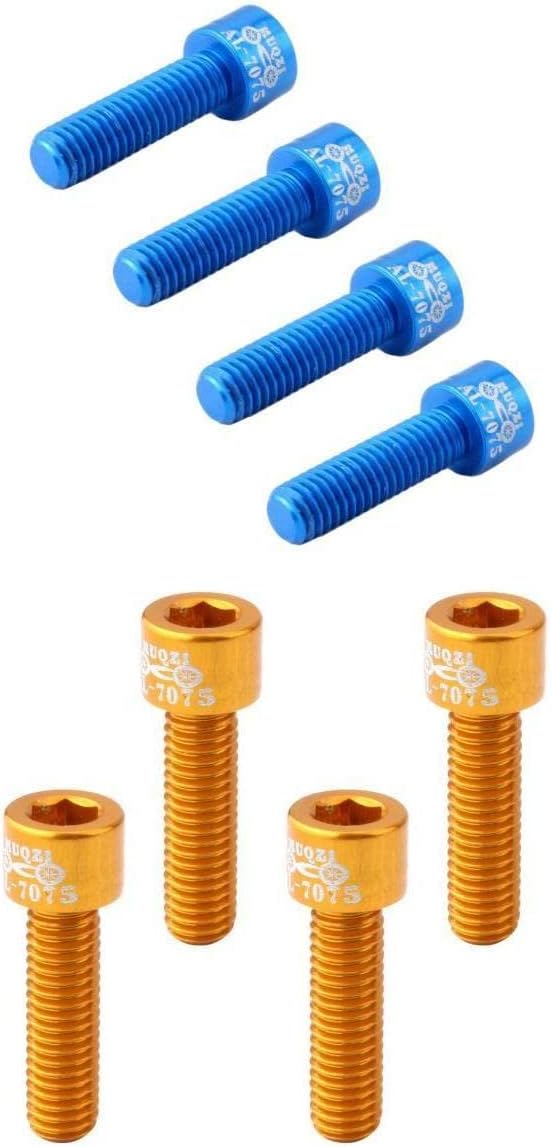 8 Pieces CNC 7075 MTB M5x17mm Bicycle Handlebar Mounting Screw Stem Bolts|Cycling|Bicycle Components & Parts|Bolts & Fasteners