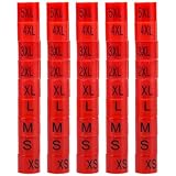Étiquettes de taille de cintre en plastique - adaptées à l'organisation de la taille des cintres, peuvent être utilisées pour un magasin de vêtements, un magasin de vêtements et un magasin de vêtements, apportent de la commodité à votre vie quotidienne.