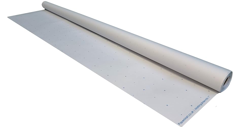 Premium Sewing Pattern Marking Paper Roll with Spot & Cross Print | 1" Spacing | for Drafting Patterns Designs | Dressmaking | Supplied on a roll | 36"/91cm Width | 10m Long | 60gsm Paper