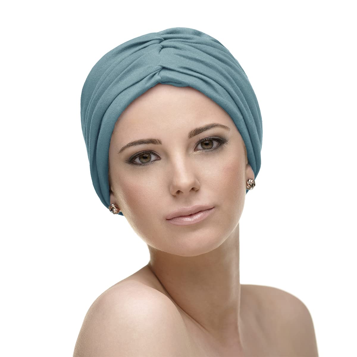 CAREBELL Headwear Turbante oncológico Andrea Bambú en varios tonos para la Pérdida de Cabello