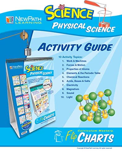 Newpath Learning - 34-6009 10 Piece Mastering Middle School Physical Science Curriculum Mastery Flip Chart Set, Grade 5-9 #TOP3