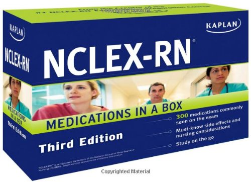 Kaplan NCLEX-RN Medications in a Box (1607148447) | Amazon price ...