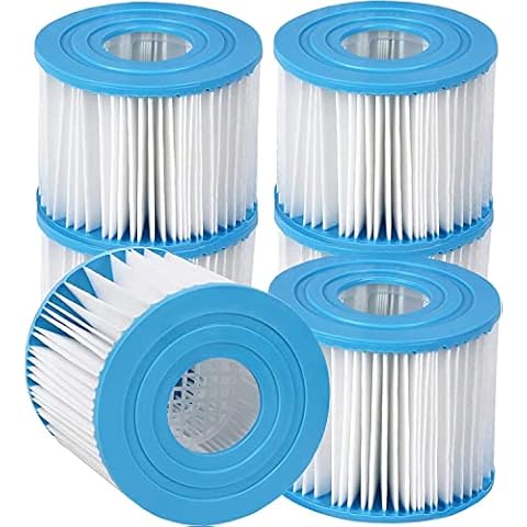 FILTREN Type VI SPA and Hot Tub Filter Replacement Cartridge Hot Tub Swimming Pool Filter Cartridge (6 Pack) Cover