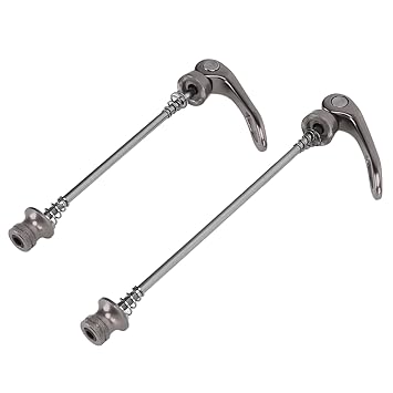Bike Skewer, Easily Replace Quick Release Bicycle Skewer Removable for Road Bike for Mountain Bike(Titanium)