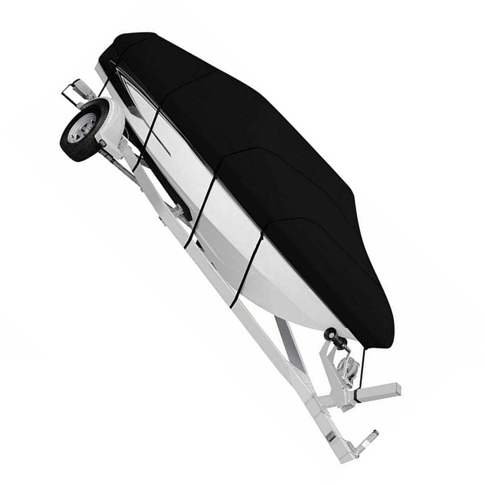 BRRNOO Housse de Bateau, Housses de Kayak, Bâche de Bateau Imperméable et Résistante aux Déchirures, Bâches avec Sangles Coupe-Vent, Housses de Imperméables pour Coque en V, Coque, de Basse, de