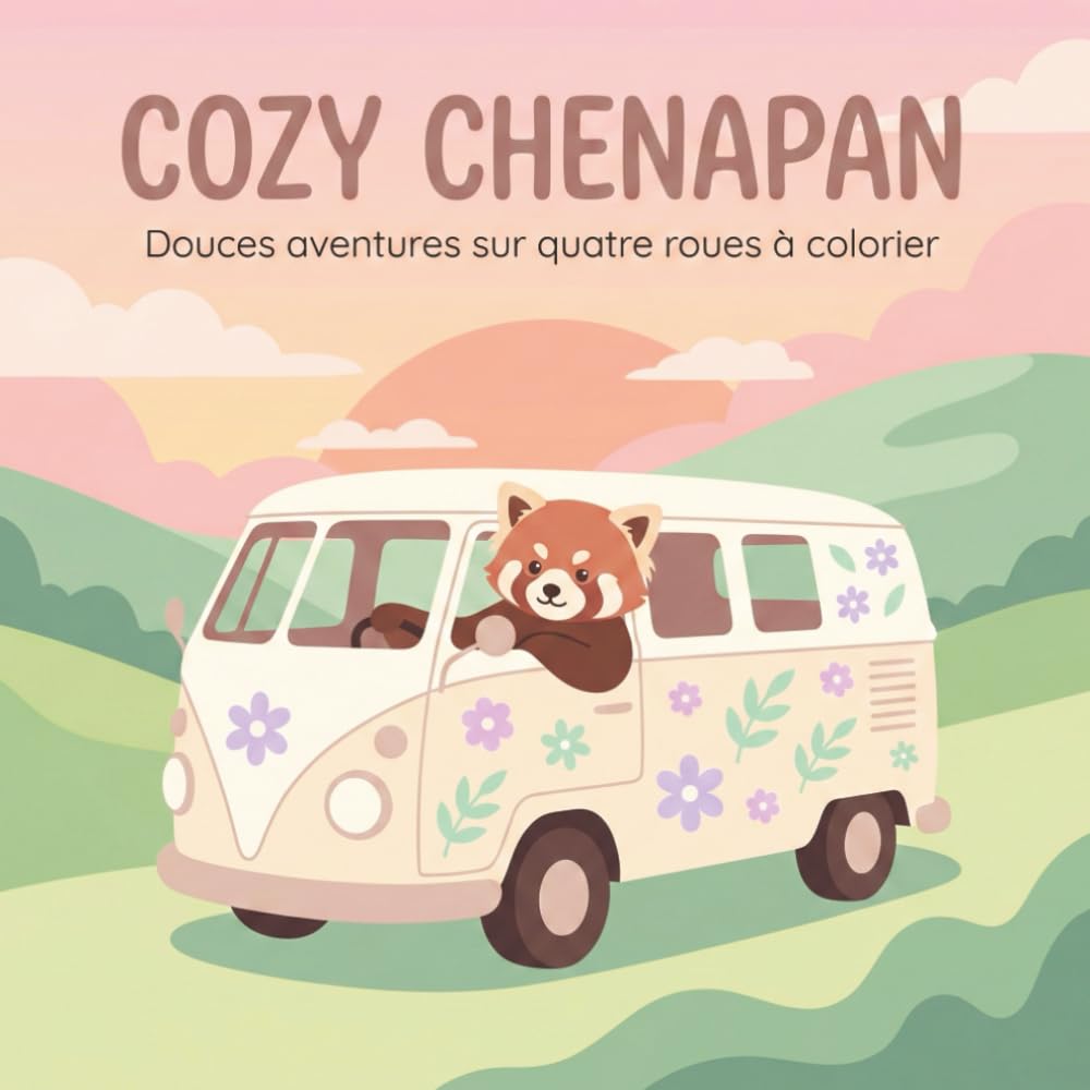 COZY CHENAPAN: Douces aventures sur quatre roues à colorier