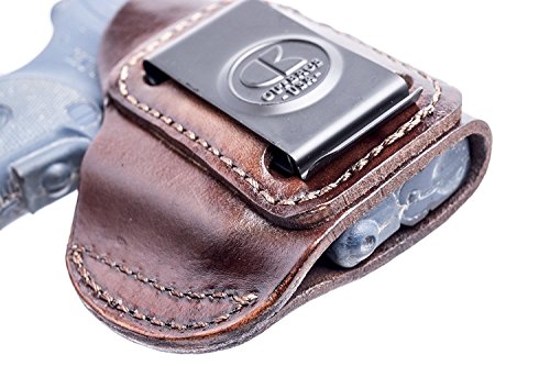 Outbags Usa Ls4Tcp (Brown-Right) Full Grain Heavy Leather Iwb Conceal Carry Gun Holster For Taurus 738 Tcp. Handcrafted In Usa. #TOP4