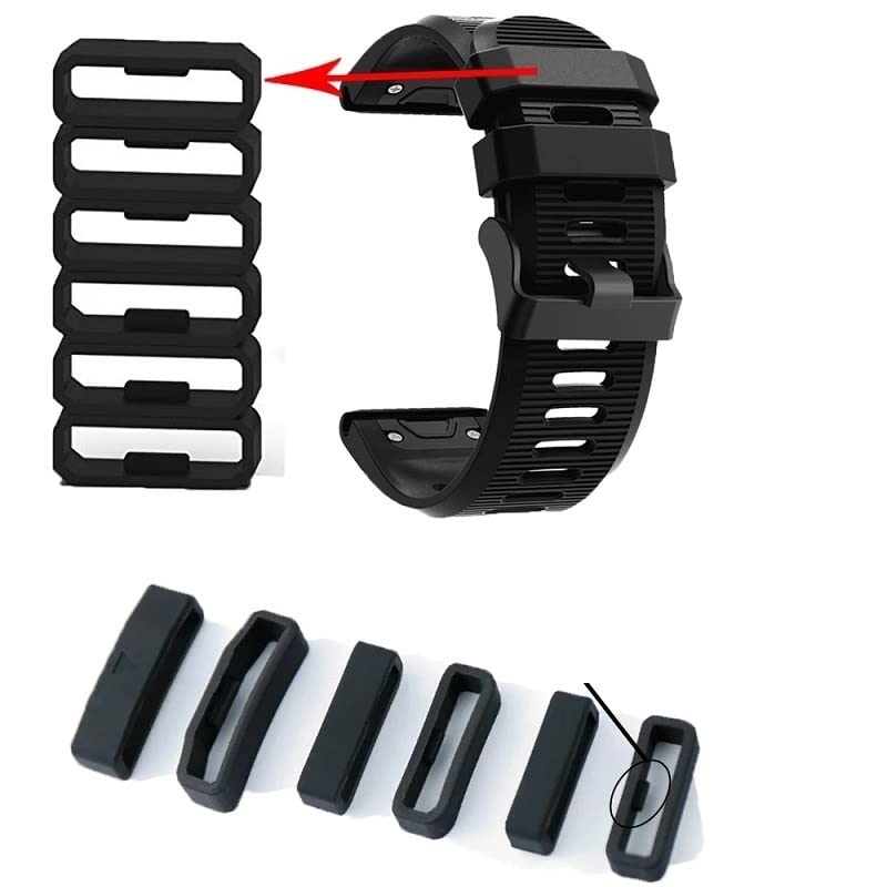 Anillo de retencion de goma 26mm para solucionar correas sueltas en Garmin Fenix 5X