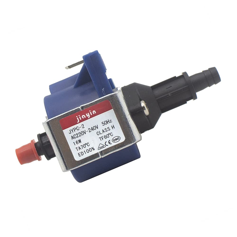 Blue Jiayin Jypc-2 220V - 240V 16W 100Cc/Min Electromagnetic Solenoid Water Pump For Electric Iron, Steam Mop/Garment Steamer/Coffee Machine, Etc