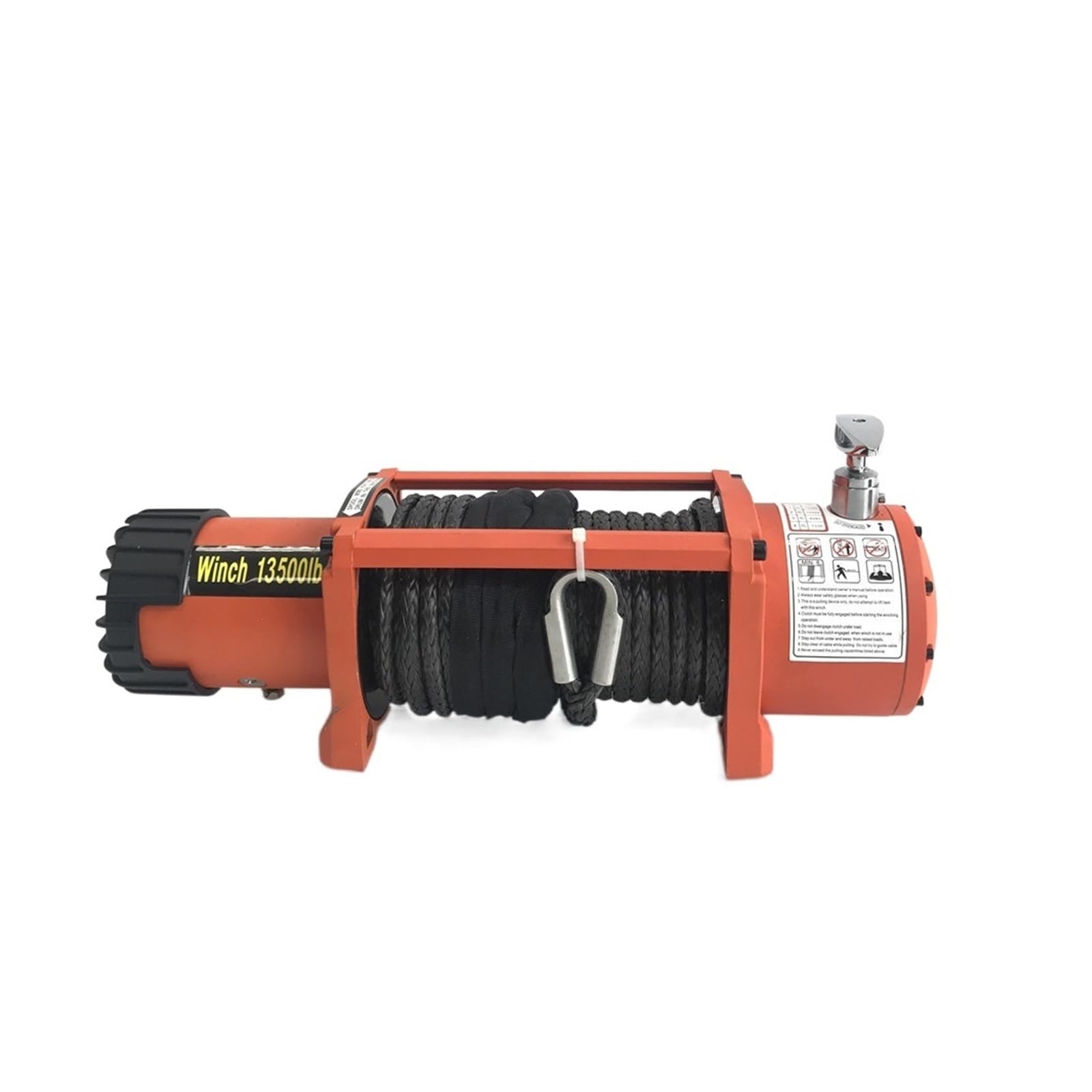 Wciągarka Samochodowa 12v 13500lb Elektryczna Heavy Duty Przyczepa Atv Nylonowa Lina O Wysokiej Wytrzymałości Na Rozciąganie Zestaw Zdalnego Sterowania