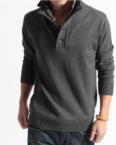 Amazon Mir Mira ミル ミラ シャープでスリムな男前ニットセーター 二重襟付き ニット セーター 長袖 カジュアル メンズ シンプル ニット メンズ セーター 長袖 Flfl M ダークグレー 並行輸入品 セーター 通販 Amazon Mir Mira ミル ミラ シャープでスリムな男前ニットセーター 二重襟付き ニット セーター 長袖 カジュアル メンズ シンプル ニット メンズ セーター 長袖 Flfl M ダークグレー 並行輸入品 セーター 通販