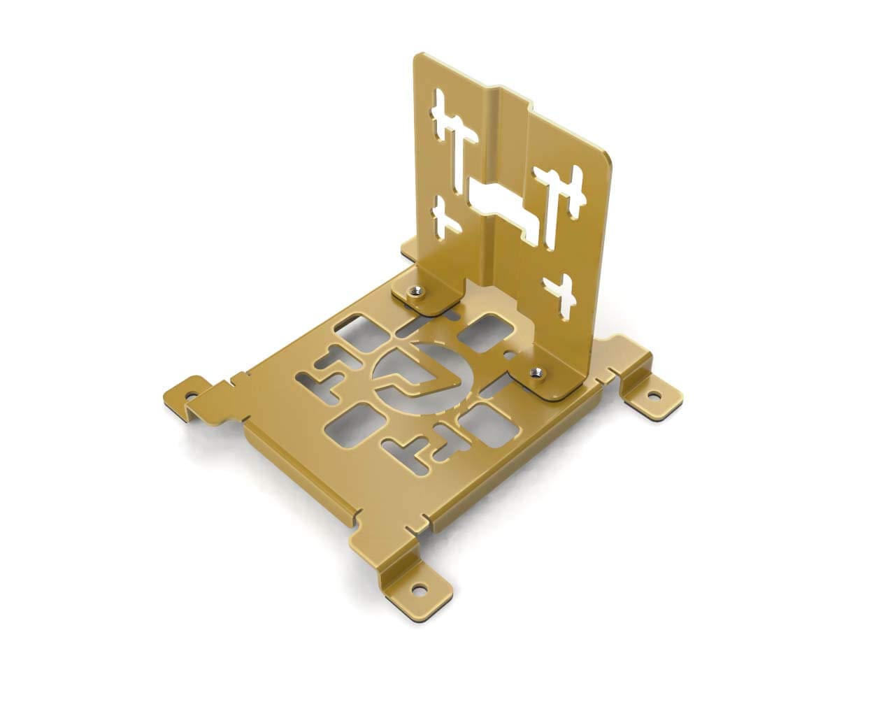 PrimoChill SX Universal Spider Mount Bracket Kit - 120mm Series - Candy Gold