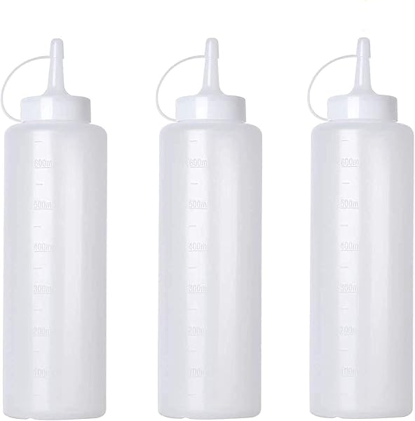 MCOMCE Botellas de compresión de 340ml, Botellas de plástico a prueba de fugas