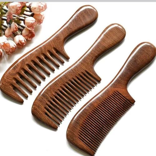 Set de 3 Peines de Madera de Nogal Antiestático miniatura 5