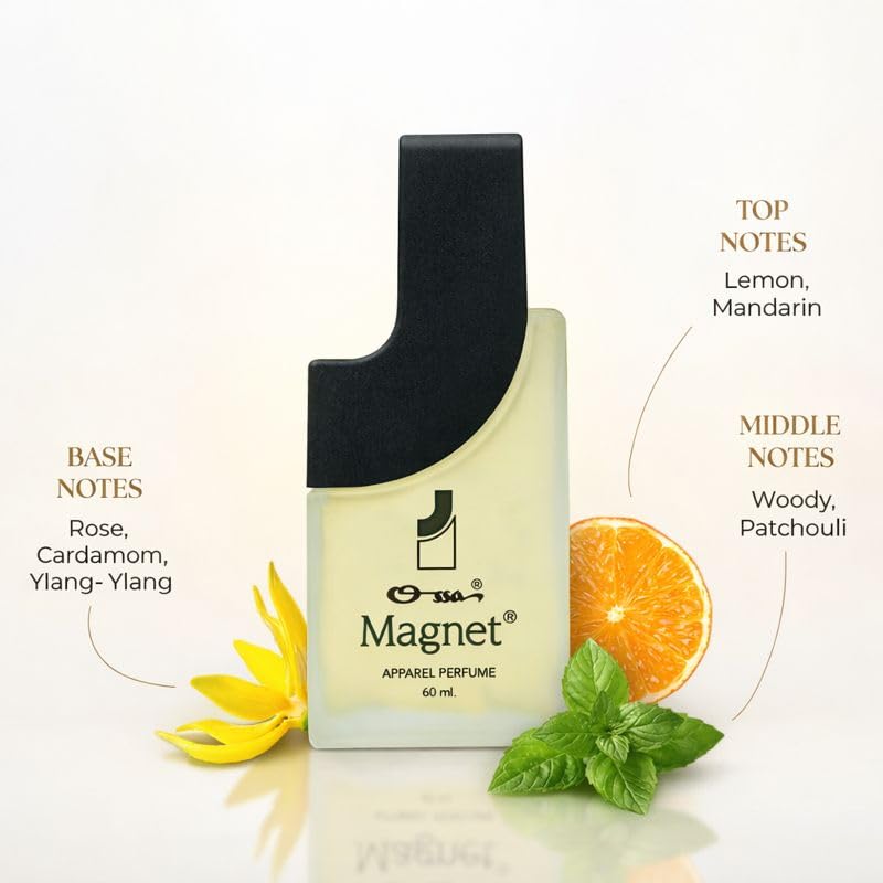 Image of Ossa Magnet Eau De Parfum 60 ML I Perfume for Men & Women I Long-Lasting Fragrance | Ideal Gift for Birthdays, Anniversaries & Special Occasions | All-Season Unisex Perfume
