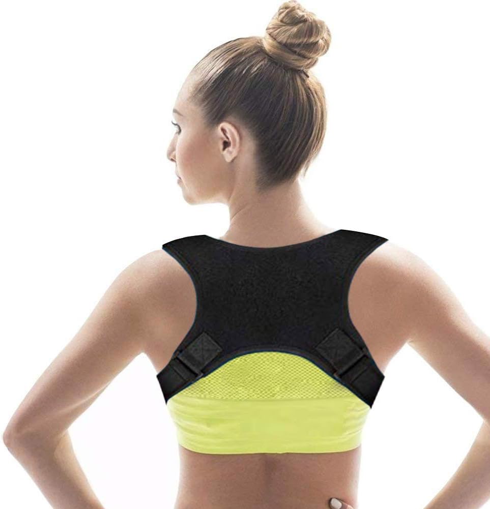 【2019 New Version Back Posture corrector for Men & Women, Upper Back Brace | Clavicle Support Device for Thoracic Kyphosis and Providing Pain Relief from Back Neck & Shoulder