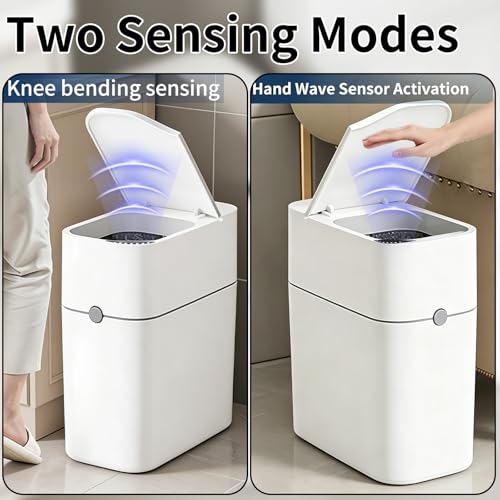 Caneca de Baño Automática con Sensor, 3 Galones, Rectangular miniatura 4