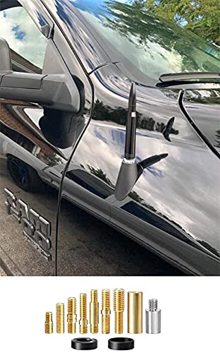Bingfu Car Truck Bullet Antenna Mast Vehicle Antenna Replacement For Ford F Series F150 Raptor F250 F350 F450 Super Duty Ranger Explorer Dodge Ram 1500 2500 3500 Heavy Duty Classic Pickup Trucks #TOP4