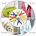 ZICOME Set of 16 - Large Size Sturdy Plastc Clothes Bath Towel Clip Holder - Quilt Hanging Clips Clamp Holder for Beach Chairs or Lounge Chair-Keep Your Belongings from Blowing Away(Multi Colors)