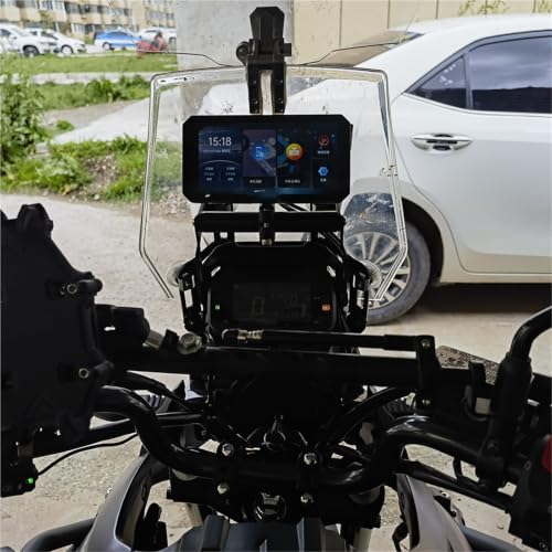 Support de réglage pare-brise V-Strom DL250 avec barre GPS