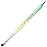 Ivy-L Premium 2 Ways French Gel Acrylic Nail Art Kolinsky Brush with Dotting Tool for Professional Manicure Nail Art Design Cuticle Clean-up + Lime Green Wood Handle (Size 10)