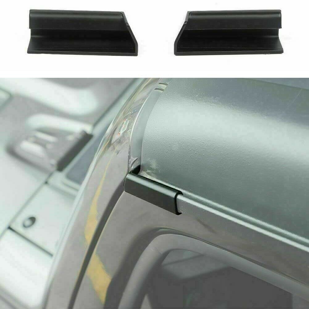 Rain Driverter Regenrinne Hardtop ABS Regenwasserabweiser für 2018-2021 Jeep Wrangler JL JLU & Gladiator JT, Außenzubehör