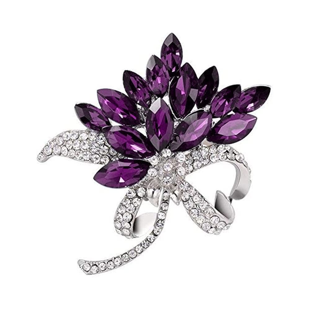 SYGA Brooch Pin Fashion Crystal Rhinestone Jewellery Pin Vintage Accessories Decoration Clothing Bouquet Brooches for Bridal Women Girl- S03 (B09PR9GS1Z) Amazon Price History, Amazon Price Tracker