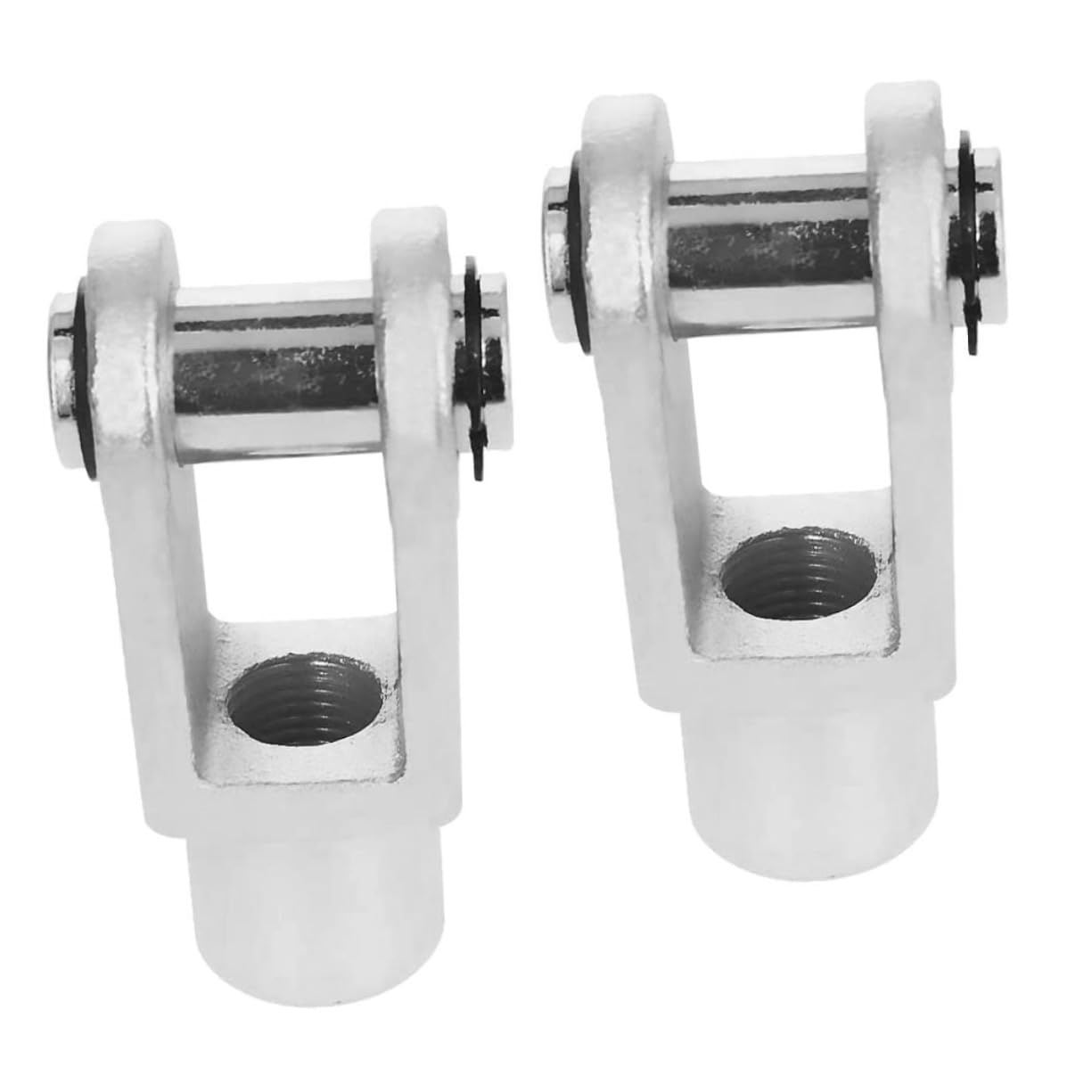 Support de tige de vérin pneumatique Y en acier robuste pour raccord rigide