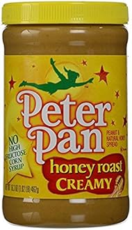 Peter Pan Honey Roast Creamy Peanut Butter 16.3 oz. (Pack of 2)