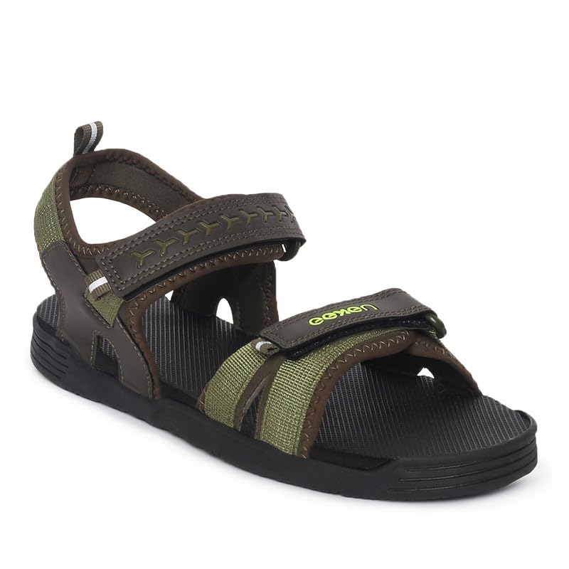 PARAGON Eeken ESDGO4500S Stylish Mens Sports Sandals | Comfortable Sandals for Daily Outdoor Use | Sports Sandals with Cushioned Soles Olive (B0CDCJL9Q6) Amazon Price History, Amazon Price Tracker